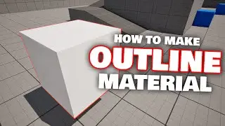 Unreal Engine 5 - How to make OUTLINE material