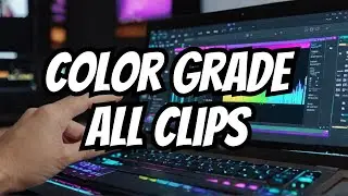 How To COLOR Grade multiple clips at once in premiere pro