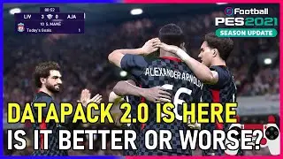 PES2021 Datapack 2.0 First Impression Against Legend Com No Edit | Liverpool VS Ajax