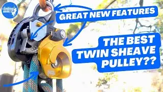 REVIEW of the Petzl TWIN RELEASE pulley for mechanical advantage with built in progress capture