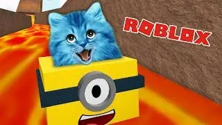 Сверхбыстрый спуск ПО РАДУГЕ в  ROBLOX Epic BoxRacing КОТЁНОК ЛАЙК играет летсплей РОБЛОКС