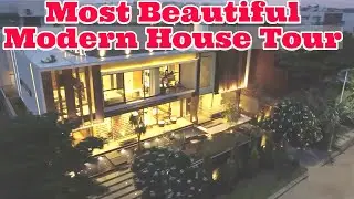 Most Beautiful Modern House Tour in India | इंडिया के खूबसूरत डिज़ाइन के घर का टूर