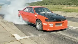 Toyota Chaser 1620 л.с. Красноруцкий Денис. Drag Racing Золотая Долина 2021.Рекорд трассы 402м 8.2