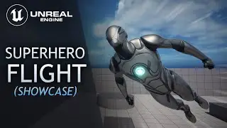 Superhero Flight - Unreal Engine 5 Showcase