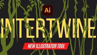 Intertwine Text with Vector Shape in Illustrator