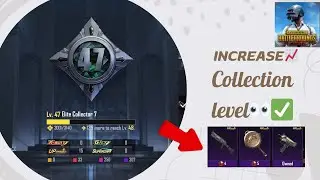 How to easily Increase📈 Collection Level In Pubg Mobile!!