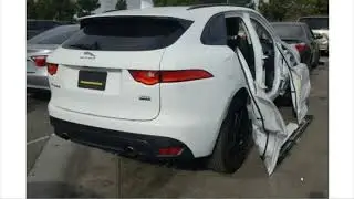 WRECKED Jaguar F-Pace R - Sport at the salvage auction