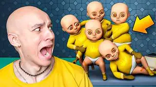 Я СТАЛ ЛЫСЫМ ПЛАКИ-ПЛАКИ!😭 ПОБЕГ ОТ МАЛЫША В ЖЕЛТОМ😱 [ОБНОВЛЕНИЕ] THE BABY IN YELLOW!