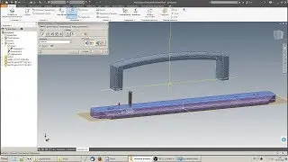 Пример простой сборки в Autodesk Inventor