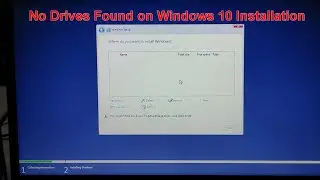 Drive (HDD/SSD) Not Detected when Installing Windows 10