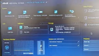 BIOS/BOOT Menu Setting on ASUS VivoBook X542U/X542U Laptop