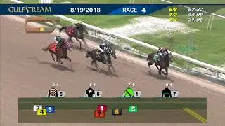 Gulfstream Park: August 19, 2018 Race 4