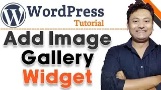 How to Add Image Gallery Widget in WordPress | How to Use Widgets in WordPress | WordPress Tutorial