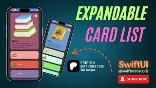 Expandable Card List with Matched Geometry Effect in SwiftUI IOS: 14.0+