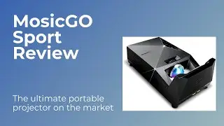 MosicGO Sport Review - The Ultimate Portable Projector! Ultra-short Throw Portable Gaming Projector