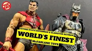 2023 GLADIATOR BATMAN & FUTURE STATE SUPERMAN | DC Multiverse | McFarlane Toys