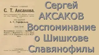 Сергей Аксаков - Воспоминание об А. С. Шишкове - Критика