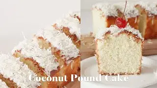 🌴 Coconut Pound Cake Recipe 🥥