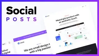 How to Design Social Media Posts FAST & EASY