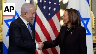 Kamala Harris and Netanyahu meet in VP ceremonial office