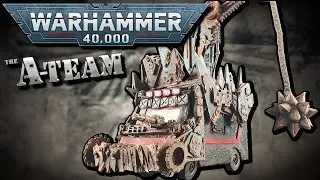 Scratch Build - Warhammer 40,000 - Orky A Team Van - Upgrade