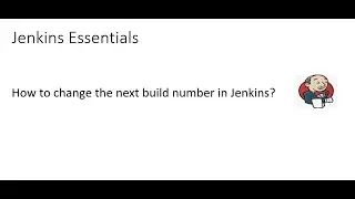 How to update the next build number in jenkins job?