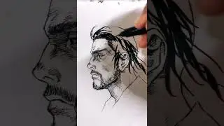 How to Draw Inking Hair like Inoue Takehiko of Vagabond