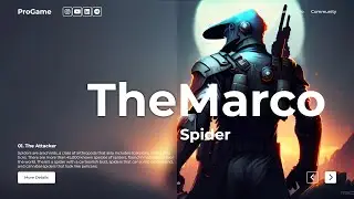 Creating an Beautiful Animated Epic Gaming Website Template with HTML, CSS, and JavaScript