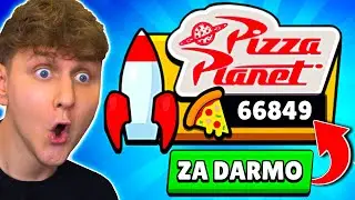 Testuje GLITCH na *DARMOWE KAWAŁKI PIZZY* i NIE UWIERZYSZ co się STAŁO!😱 - *66 849 PIZZY ZA DARMO!*🍕