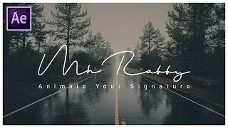 Handwriting Signature Animation In Adobe After Effects CC - After Effects Signature Logo