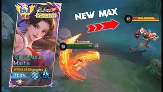 MASHA NEW MAX DAMAGE BUILD 100% SURE DOMINATE SUSTAIN HEROES! - Mobile Legends