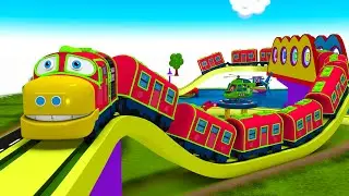 Choo Choo Chuggi Train - Red Chuggi Toy Train Cartoon Toy Factory