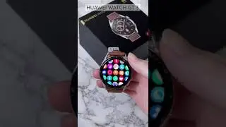 Unboxing the new Huawei Watch GT 3 46mm with Brown Leather Strap 😍