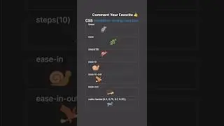 Which one you like to use transition timing function in css #transition #trading #webdesign #coding