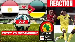 Egypt vs Mozambique 2-2 Live Stream Africa Cup Nations AFCON Football Match Score Pharaohs Direct