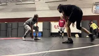 Wrestling with my son