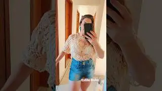 Blusa de crochê