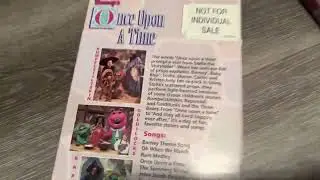 Barney’s once upon a time vhs & dvd