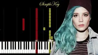 Halsey Not Afraid Anymore PIANO TUTORIAL Cover Synthesia