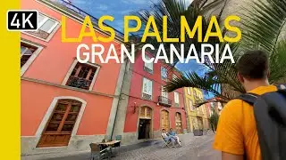 Las Palmas, Gran Canaria 4K Walk with Immersive Natural Sound