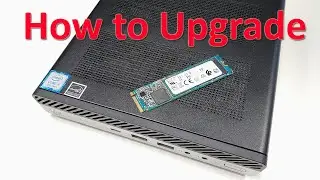 HP EliteDesk 800 G4 mini PC - how to replace SSD and upgrade memory RAM