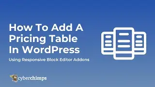How To Add A Pricing Table In WordPress Using Responsive Block Editor Addons (RBEA)