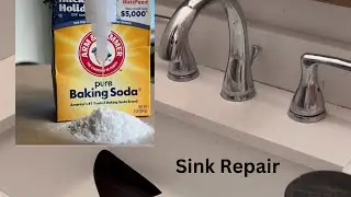 DIY Sink Repair: Super Glue and Baking Soda Magic!