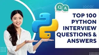 Top 100 python interview questions (2024)  | python interview for freshers | | mcq  Quiz