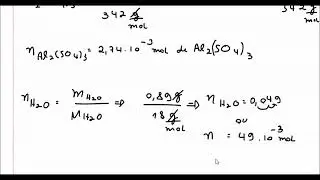 Como descobrir a fórmula molecular de um sal hidratado.