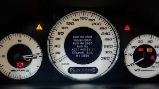 Mercedes E Class W211 How to check the oil level in a Mercedes W211, W219, CLS