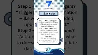 Automate AppSheet Tasks by Using Triggers & Actions | #automation  #appsheet #triggers #action #app