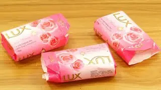 recycling lux soap packet reuse idea | Best out of waste | Waste material craft idea