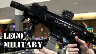 WWII and Modern Military Guns in LEGO