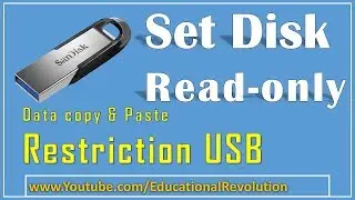 Set Read-only Attribute ~ Data copy & paste Restriction USB